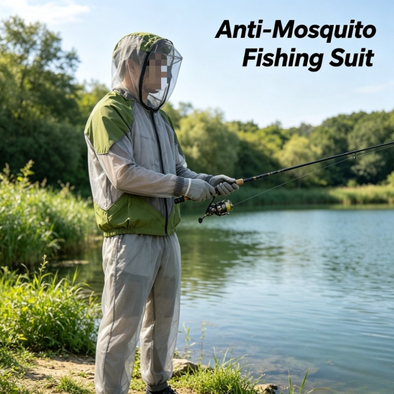 ชุดป้องกันยุงกลางแจ้งพร้อมฮู้ด - Fishing Gloves บทวิจารณ์และราคา