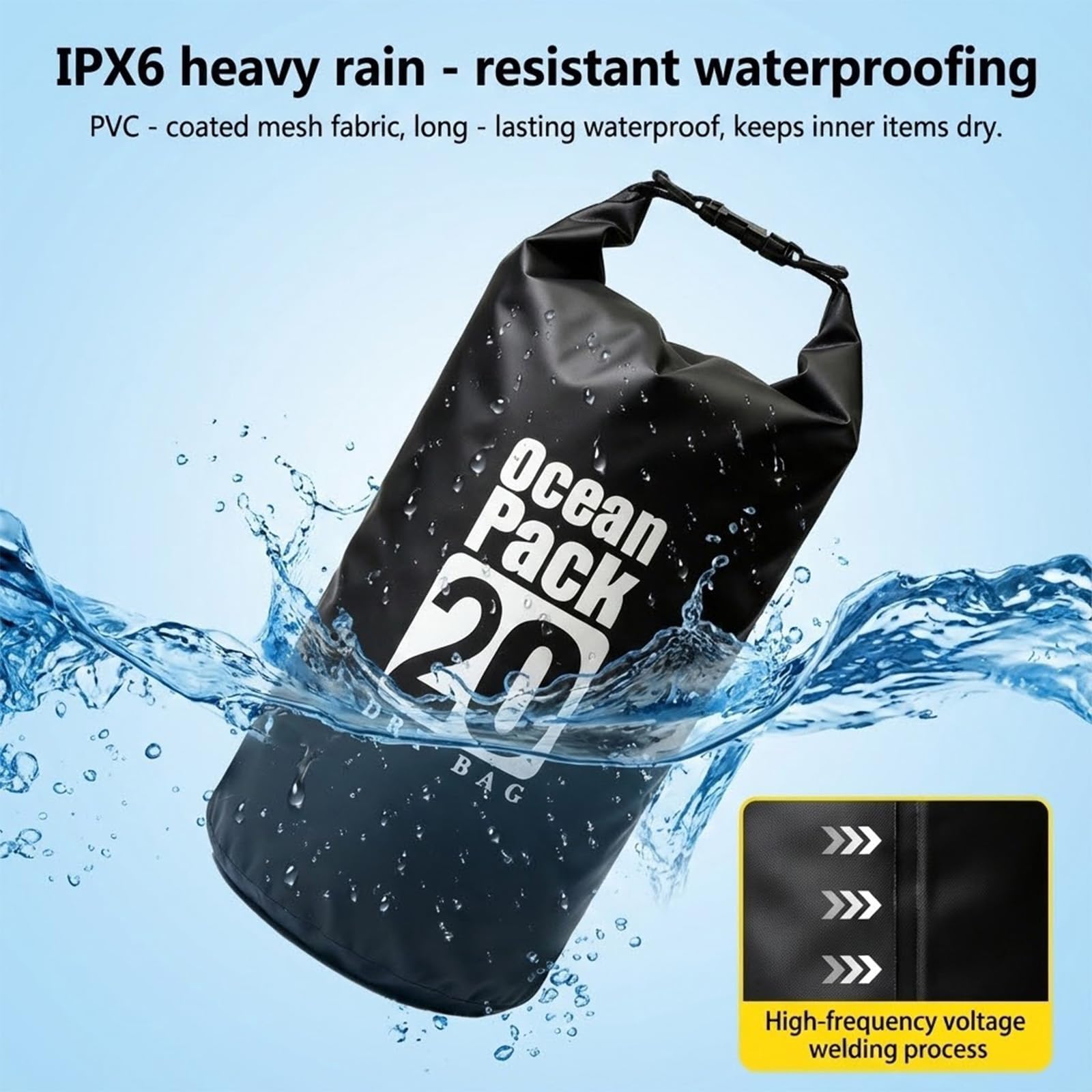 กระเป๋ากันน้ำสำหรับว่ายน้ำ กระ - Fishing Bag Waterproof บทวิจารณ์และราคา