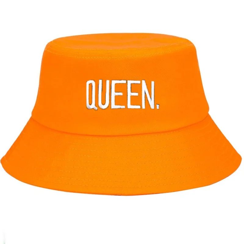 หมวกบักเก็ตปักลายควีนแบบกำหนดเ - Fishing Hat บทวิจารณ์และราคา