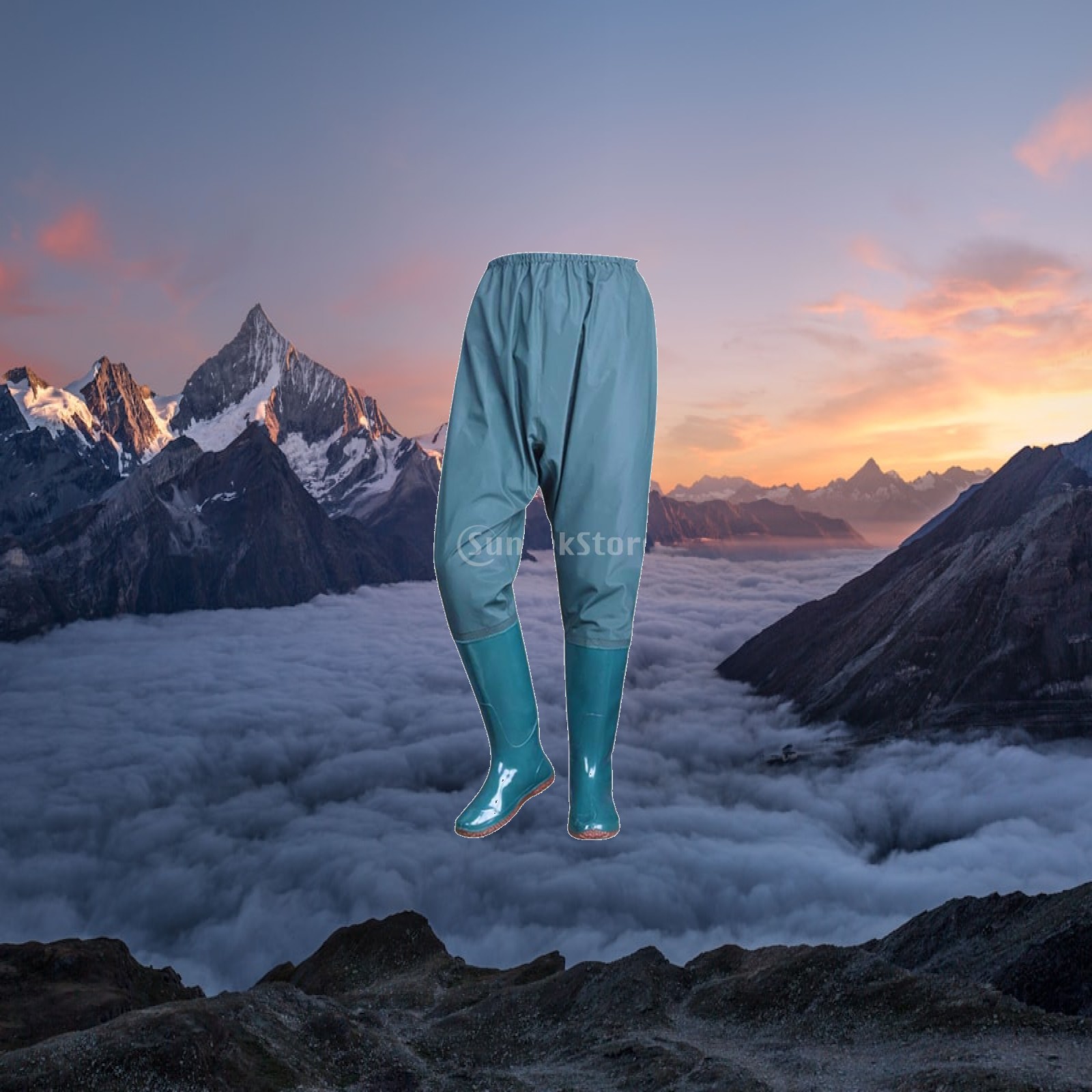 กางเกงตกปลาแบบกันน้ำ น้ำหนักเบ - Fishing Pants Waterproof บทวิจารณ์และราคา