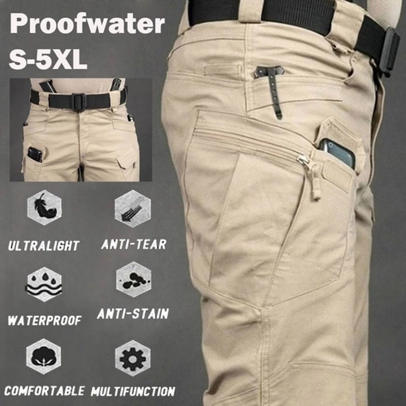 ผู้ชายยุทธวิธี Cargo กางเกง 6X - Fishing Pants Waterproof บทวิจารณ์และราคา